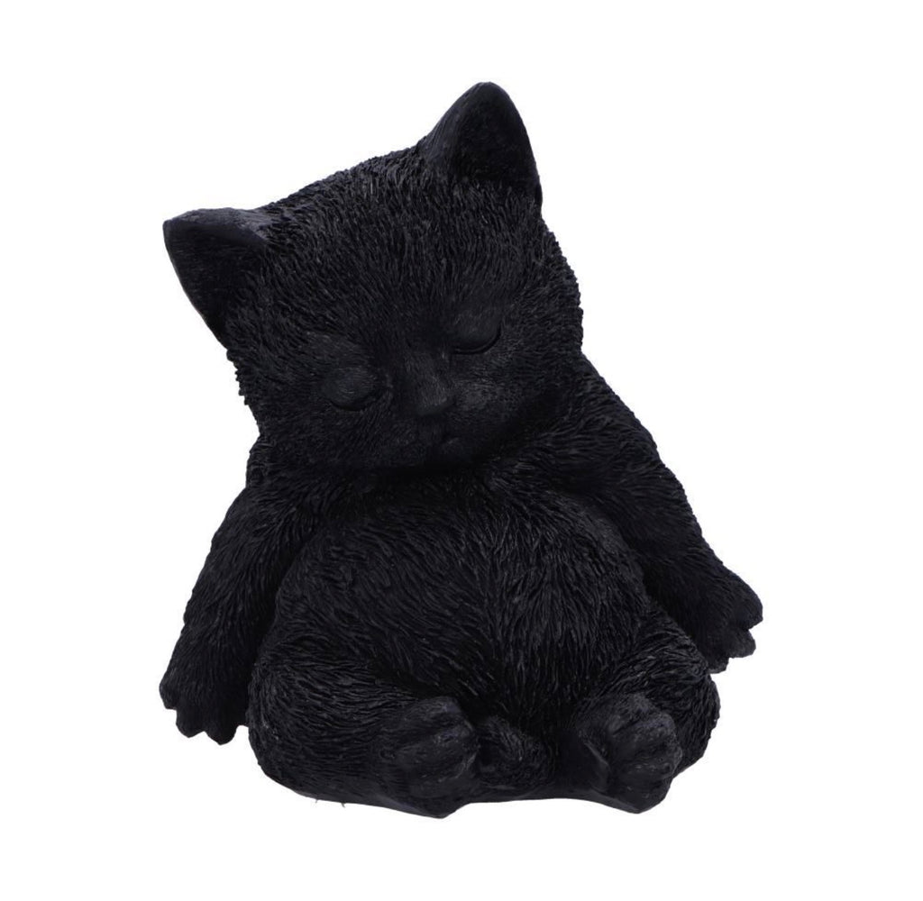 Daydream Sleeping Black Cat Ornament 13cm