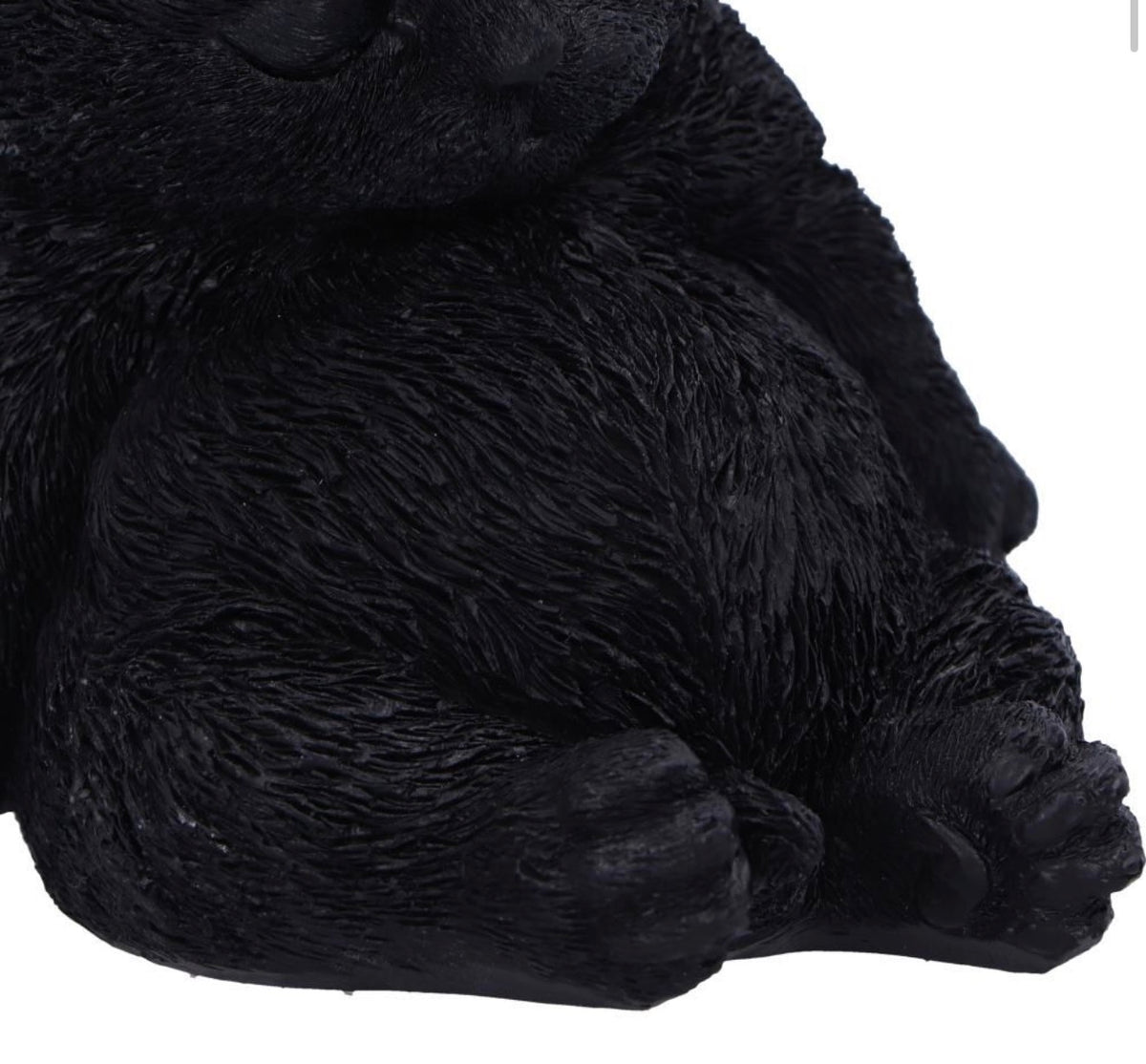 Daydream Sleeping Black Cat Ornament 13cm