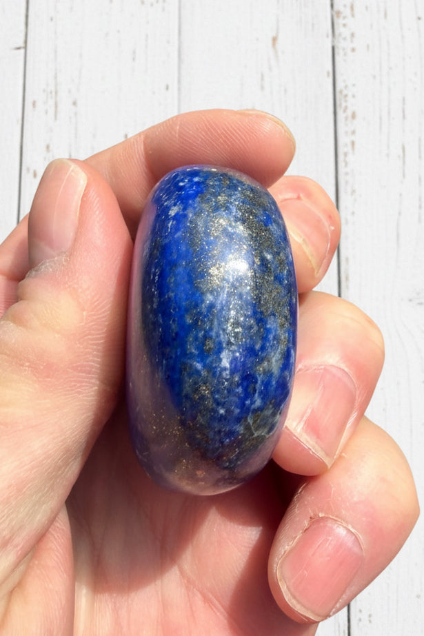 Lapis lazuli Palmstone 130 grams LP03
