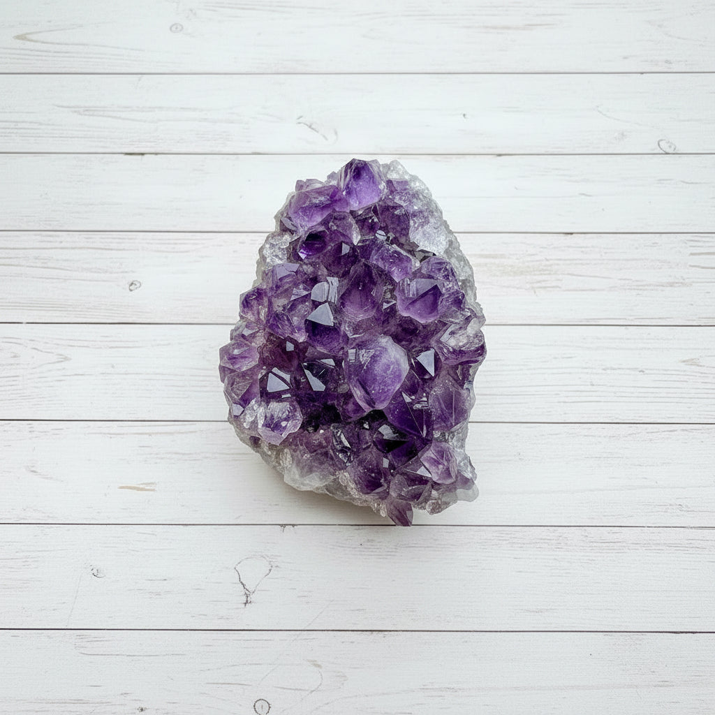 Amethyst Cluster Bed 385 grams AMC11