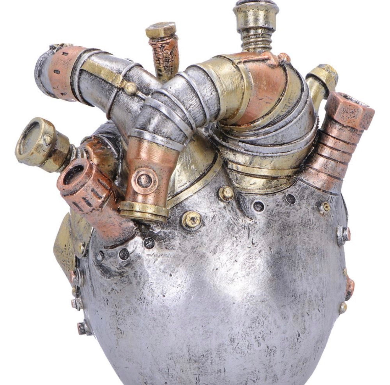 Cardiac Cranium Steampunk Skull 17.5cm