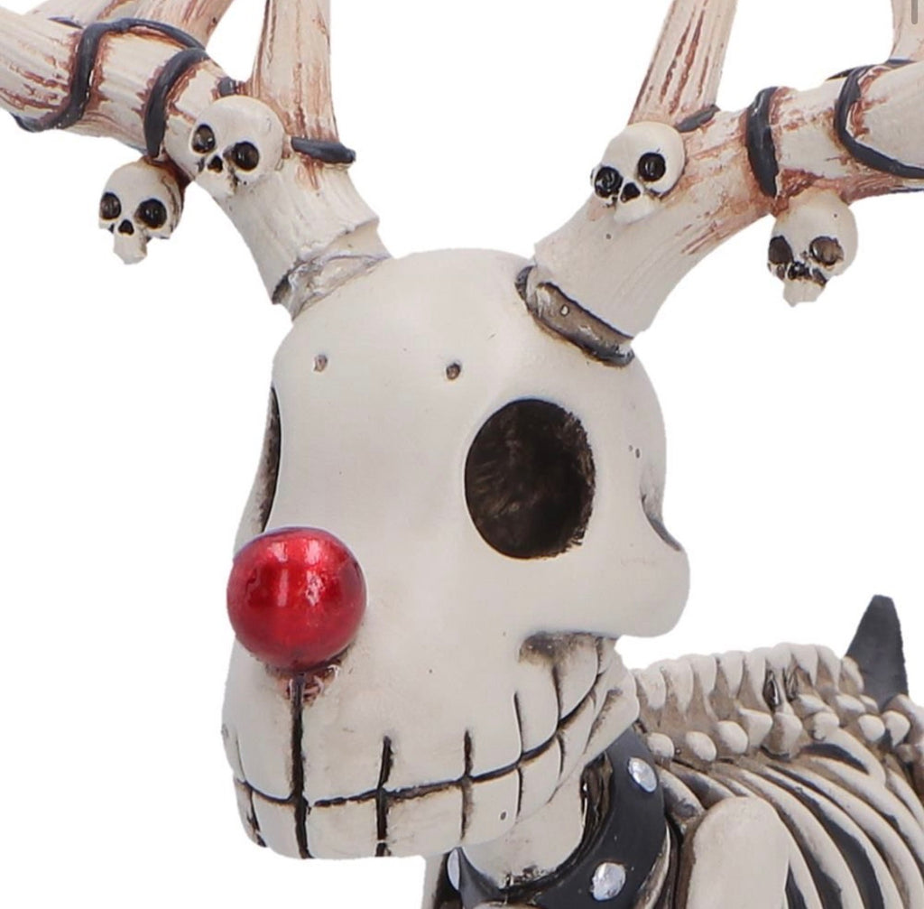 Silent Nightmares: Rudi Reindeer Skeleton Christmas Ornament 10.7cm