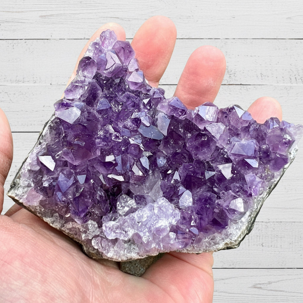 Amethyst Cluster Bed 320 grams AMC10