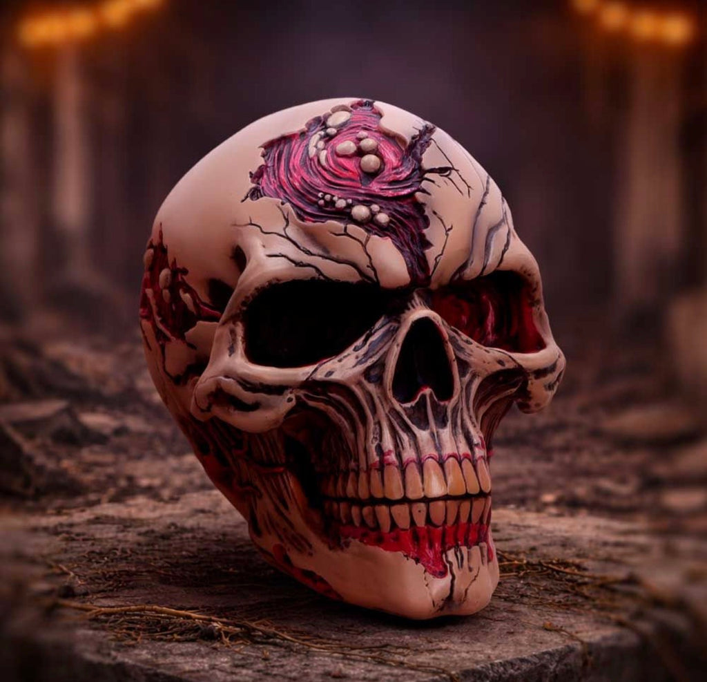 Hall of Horrors: The Walker of Death Zombie Skull 15.5cm