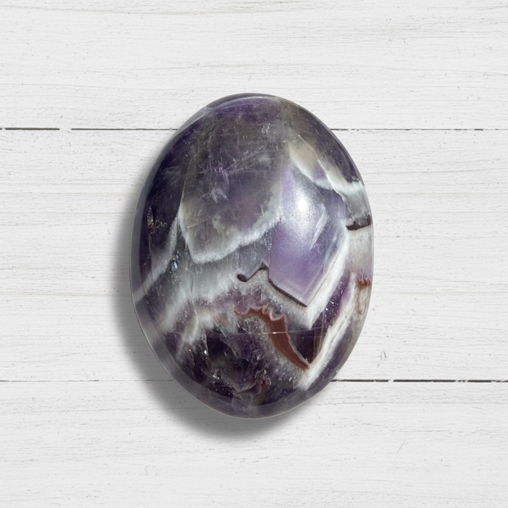 Dream Amethyst Palmstone 102 grams NNAP01
