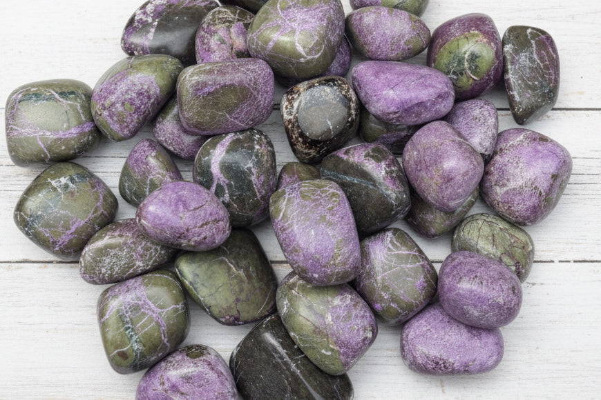 Atlantisite Stichtite Tumblestone Crystal 3-4cm