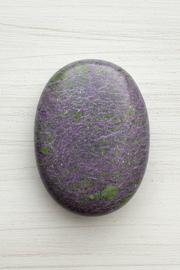 Atlantisite Stichtite Palmstone 103 grams AP06