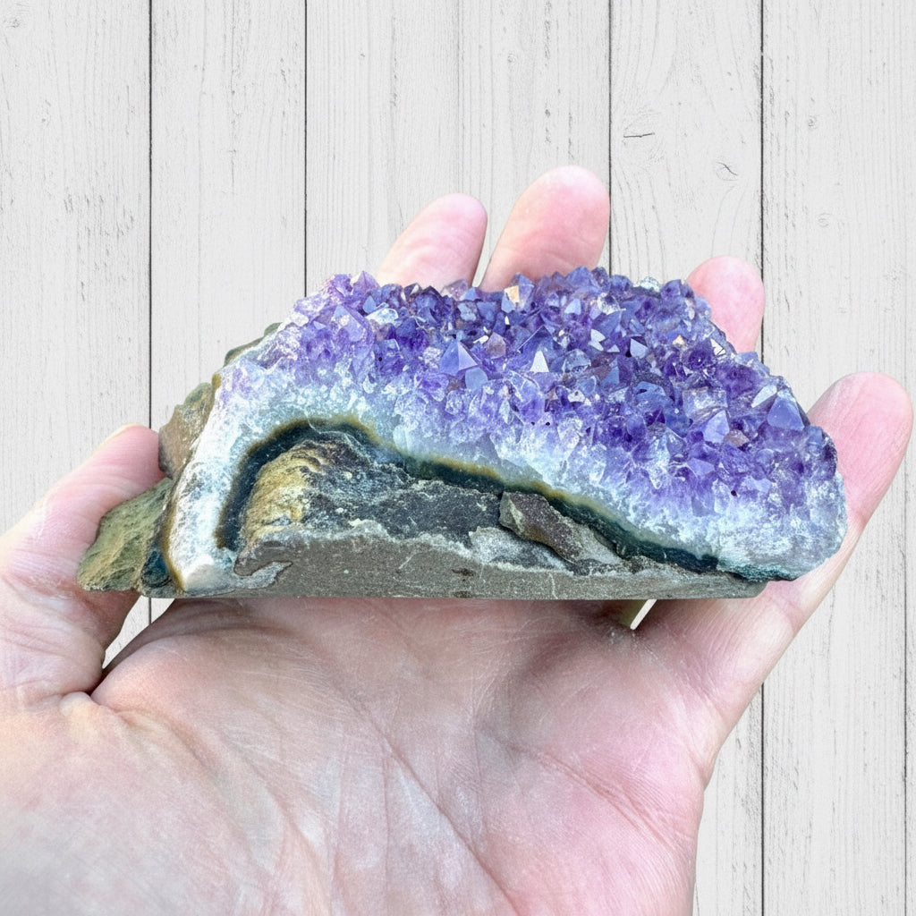 Amethyst Cluster Bed 309 grams AMSG08