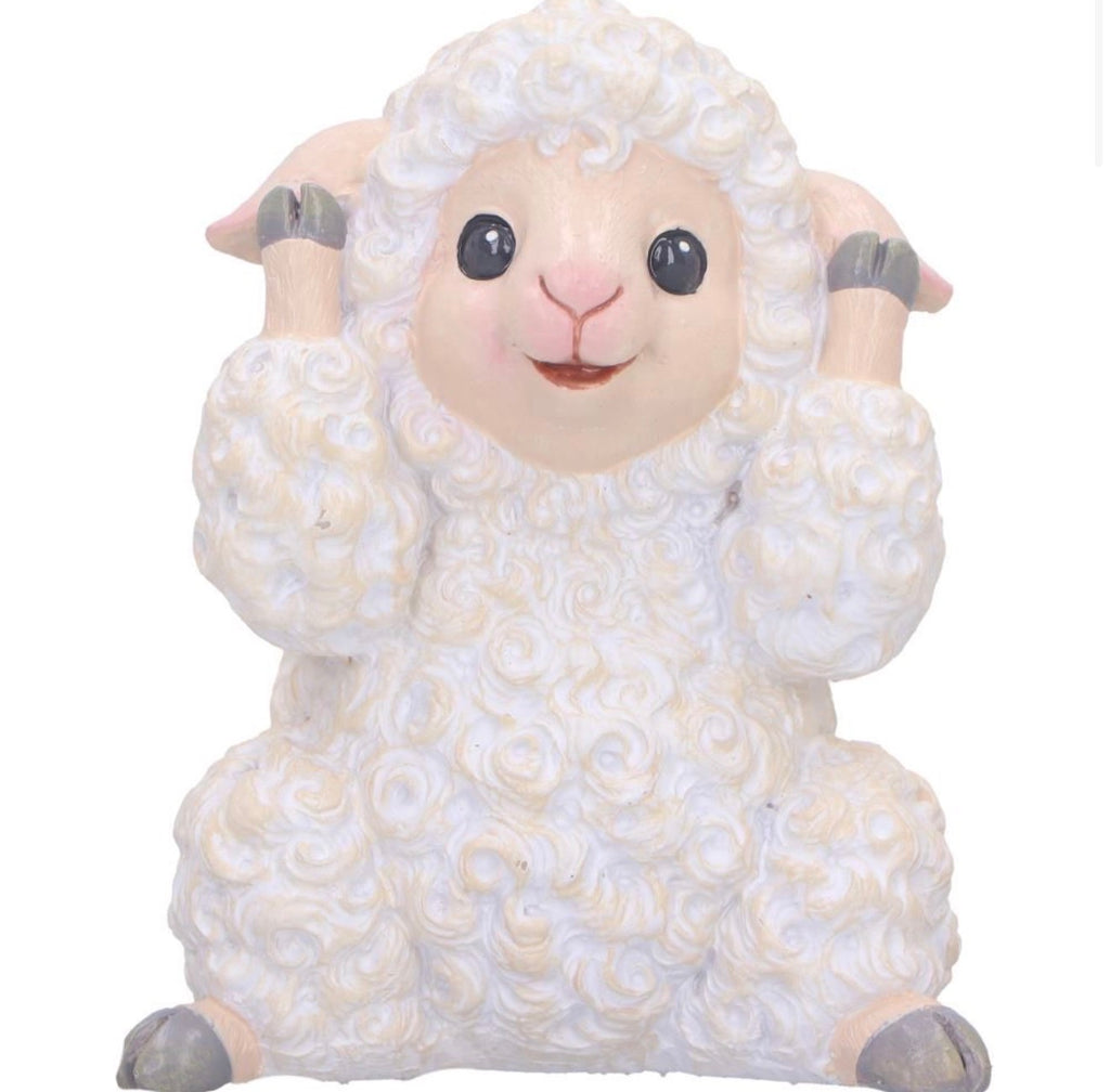Three Wise Sheep See No Evil Set 8.5cm