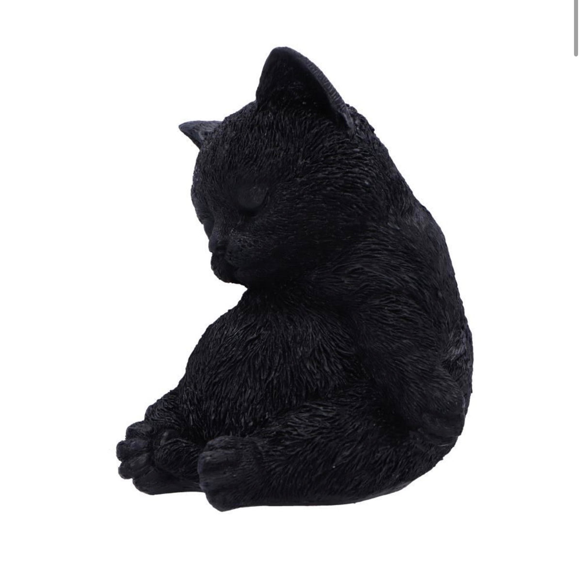 Daydream Sleeping Black Cat Ornament 13cm