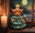 Highland cow Tree 13.5cm