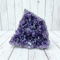 Amethyst Druzy Standing Cut Base 252 grams NPA11