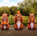 Three Wise Capybaras See No Evil Set 8.5cm