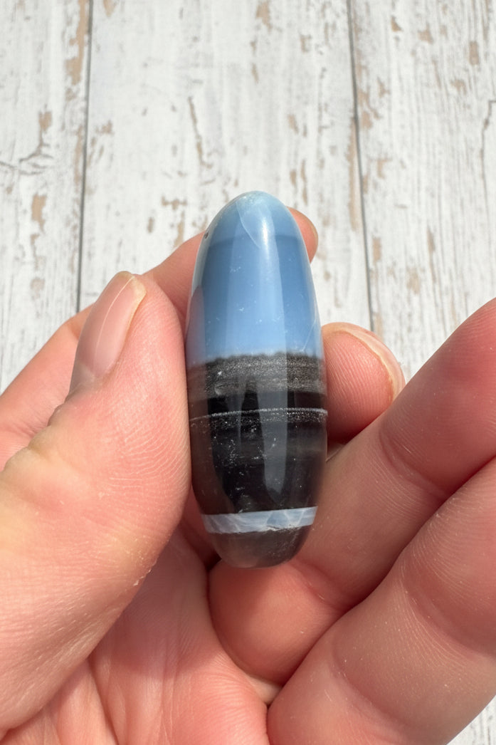 Owyhee Blue Opal Heart Crystal 57 grams BOH07
