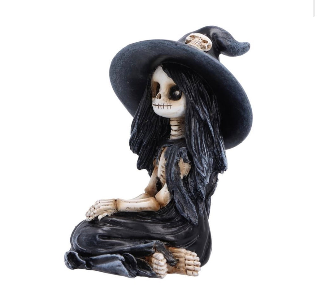 Hexabelle Skeleton Witch Ornament 8.8cm