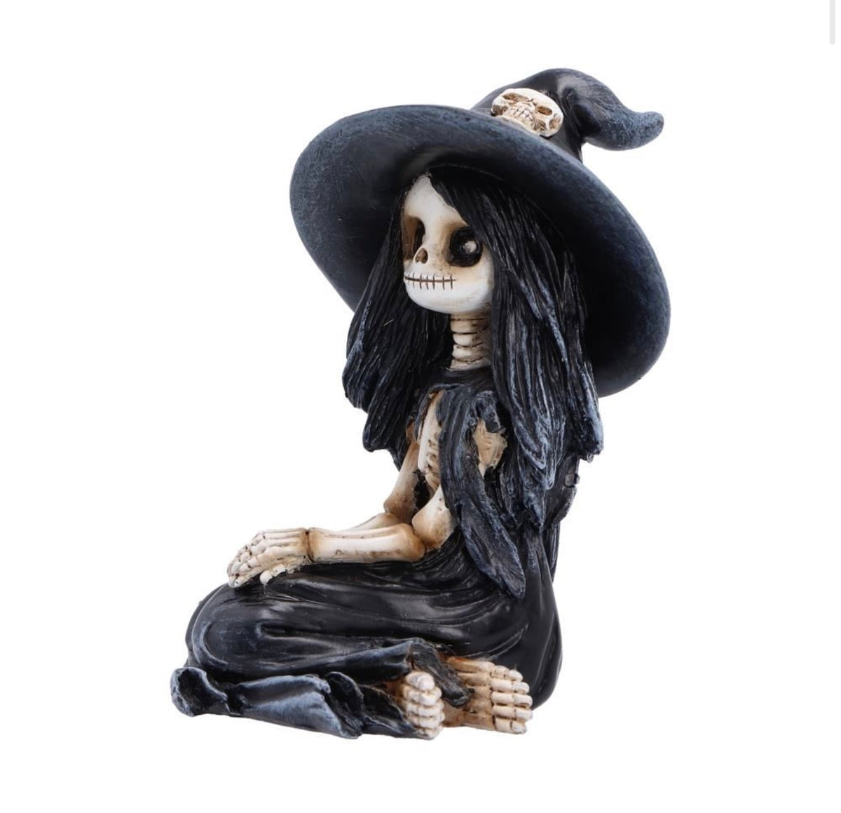 Hexabelle Skeleton Witch Ornament 8.8cm