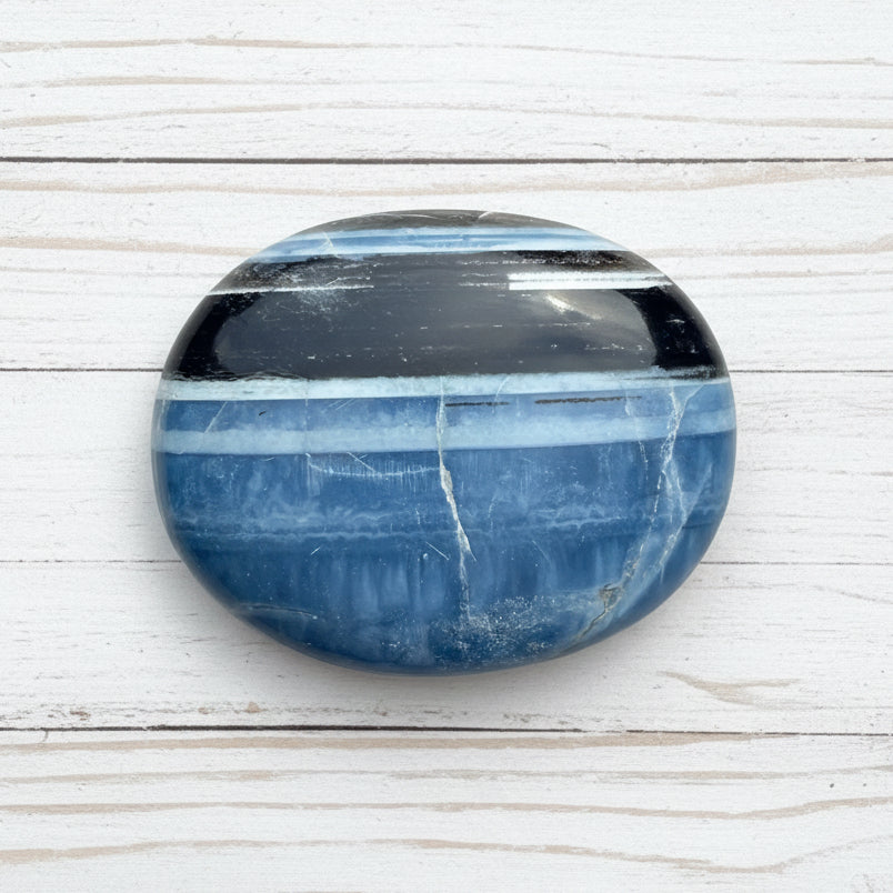 Owyhee Blue Opal Palmstone 67 grams BOP10