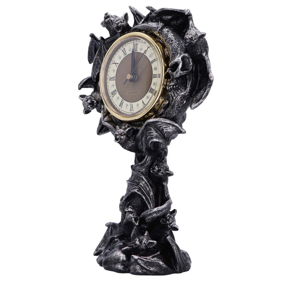 Chiroptera Bat Mantle Clock 24cm