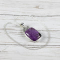 925 Sterling Silver Stichtite Pendant
