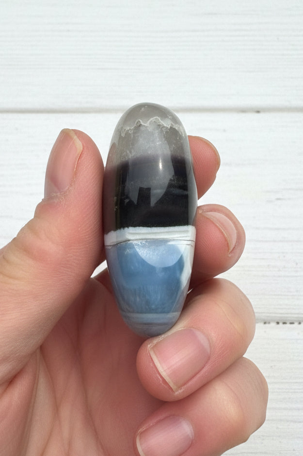 Owyhee Blue Opal Heart Crystal 74 grams BOH03