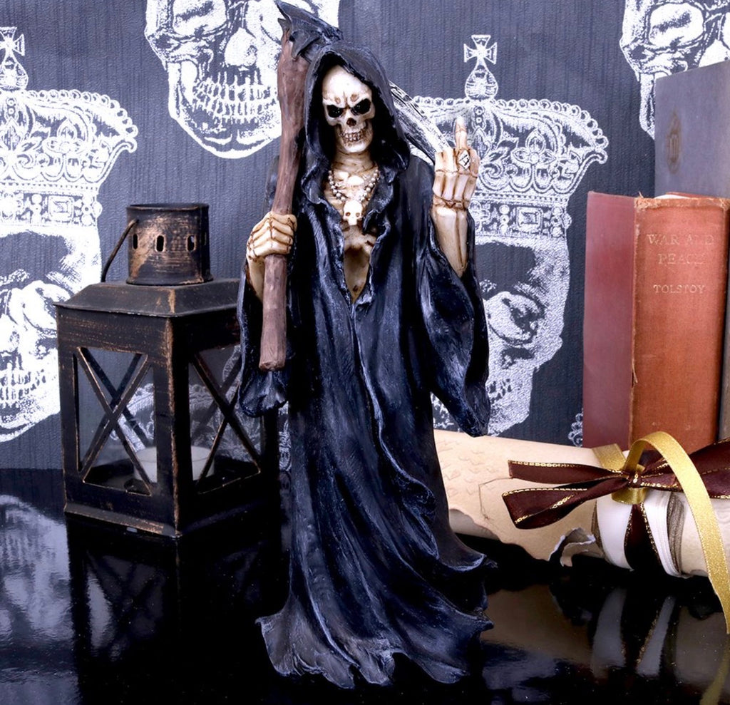 Death Wish Cursing Grim Reaper Ornament 22cm