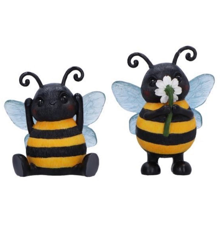 Three Wise Bees See No Evil Set 9.5cm