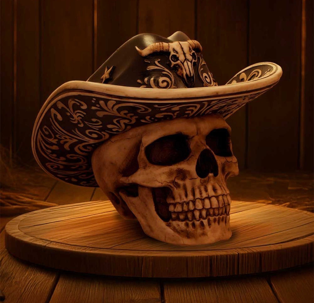 Wild West Skull 15cm