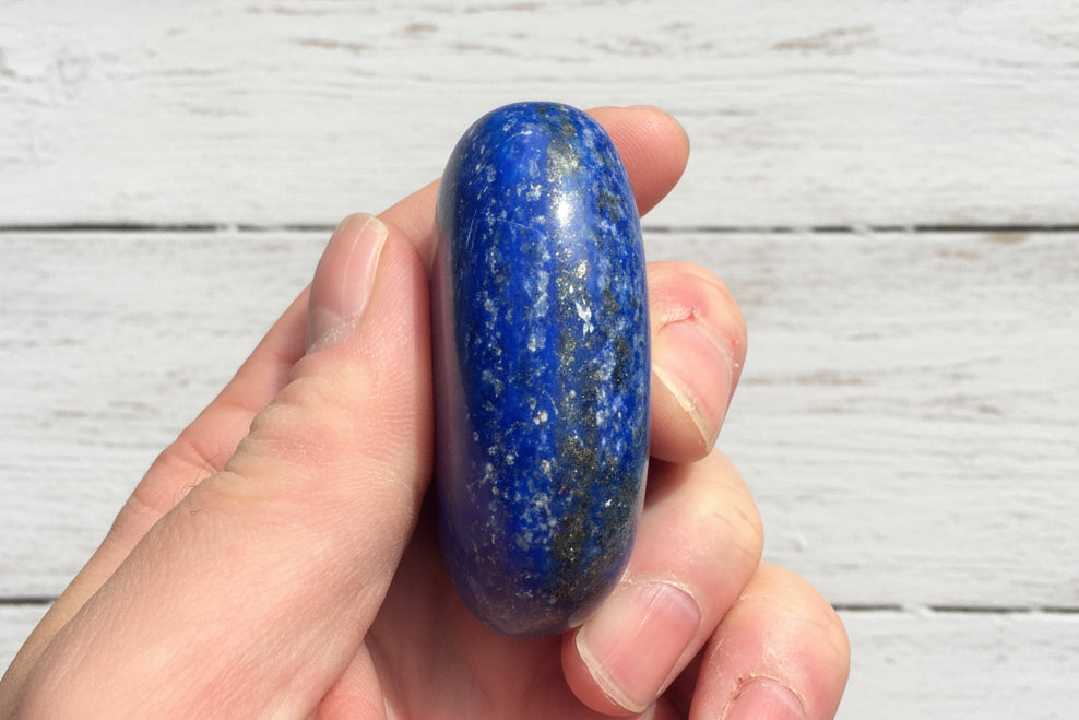 Lapis lazuli Palmstone 130 grams LP03