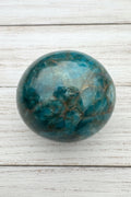 Blue Apatite Palmstone 83 grams NBAP13