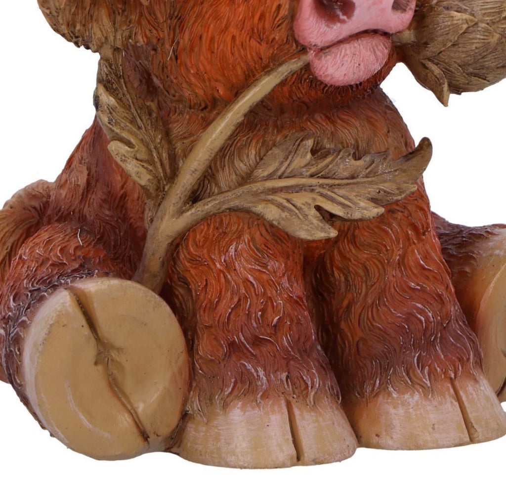 Highland Thistle Highland cow Ornament 10.5cm