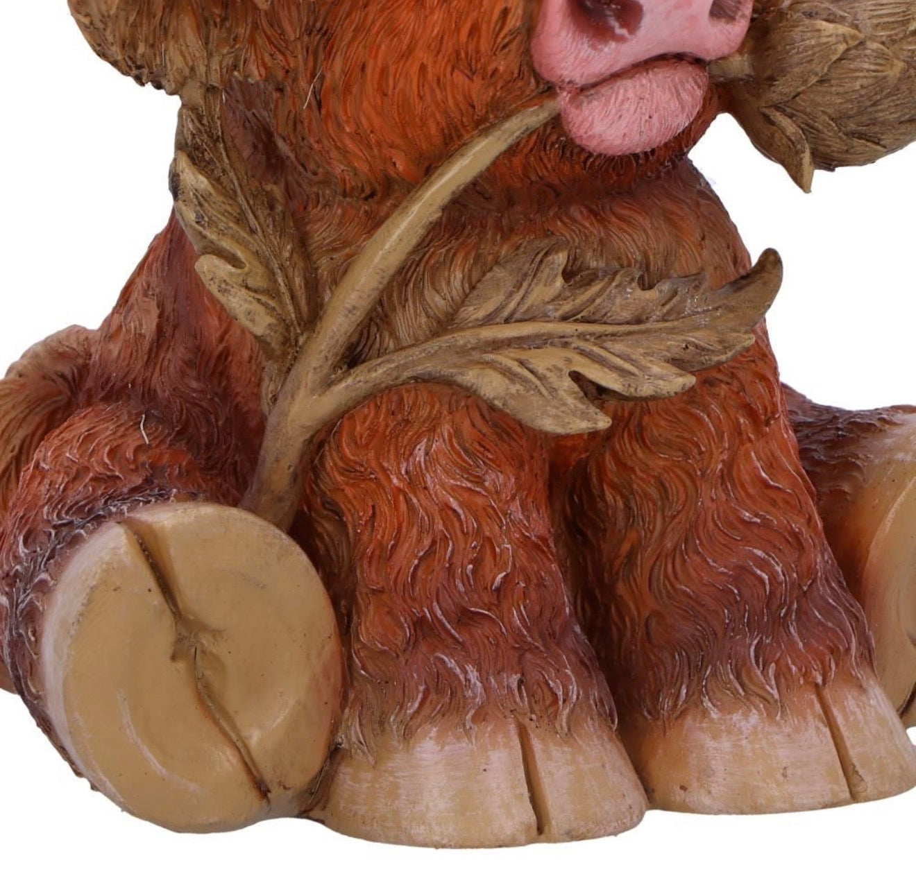 Highland Thistle Highland cow Ornament 10.5cm