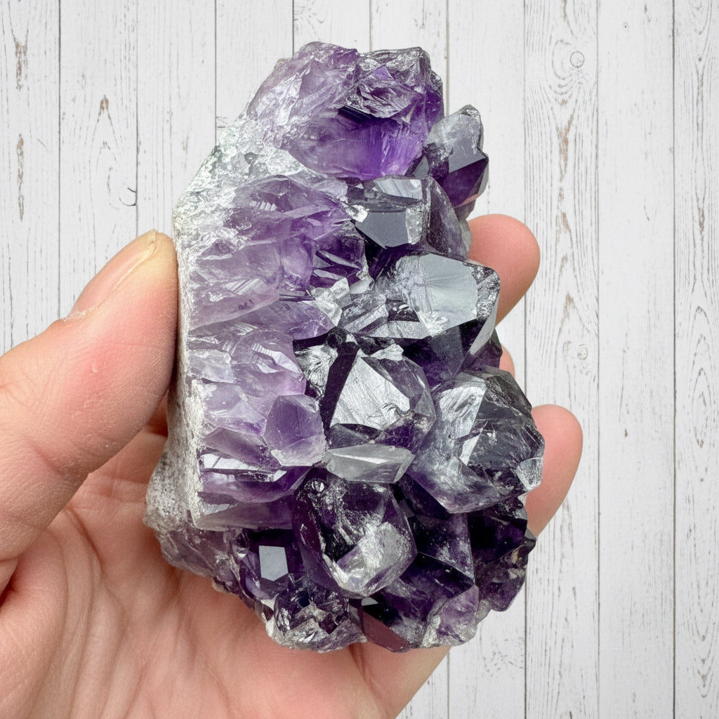 Amethyst Druzy Standing Cut Base 309 grams ACB19