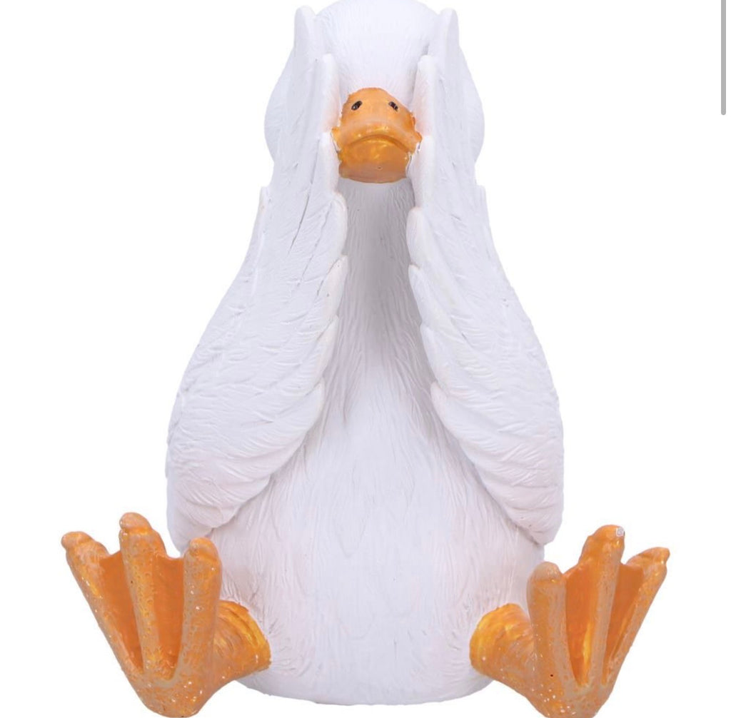 Three Wise Geese See No Evil Set 8.5cm