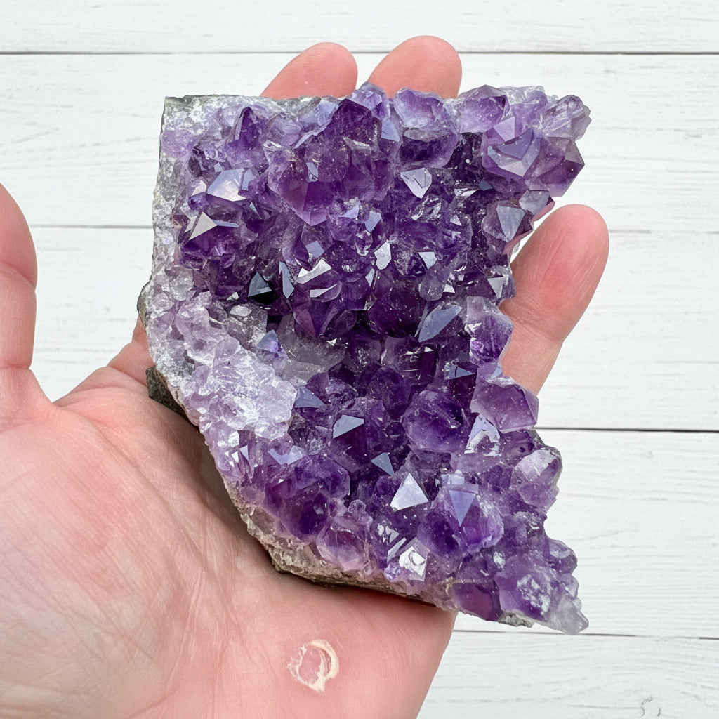 Amethyst Cluster Bed 320 grams AMC10
