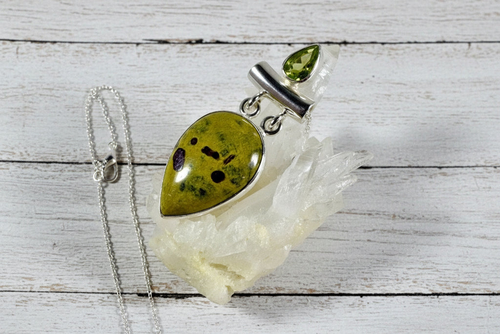 925 Sterling Silver Atlantisite Pendant