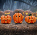 Three Wise Pumpkins See No Evil Set 8cm