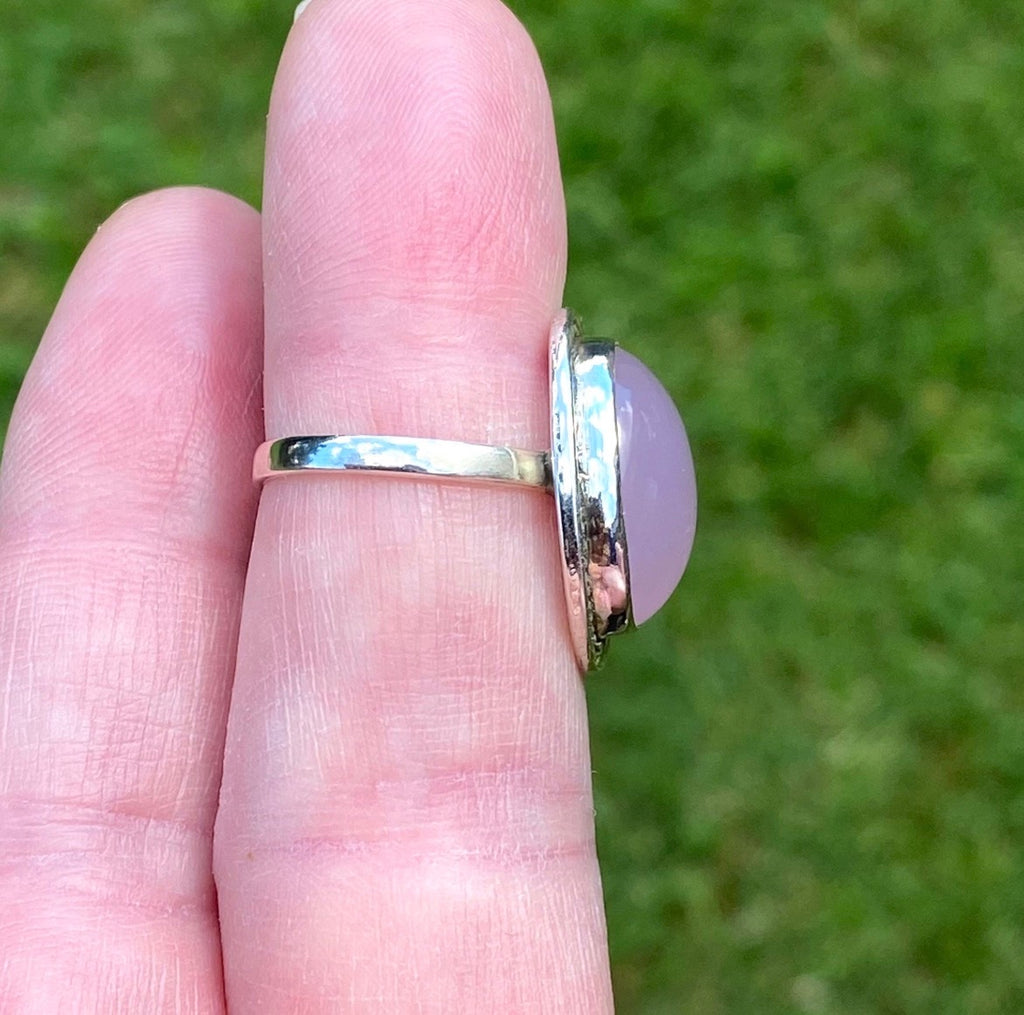 925 Sterling Silver Rose Quartz Ring