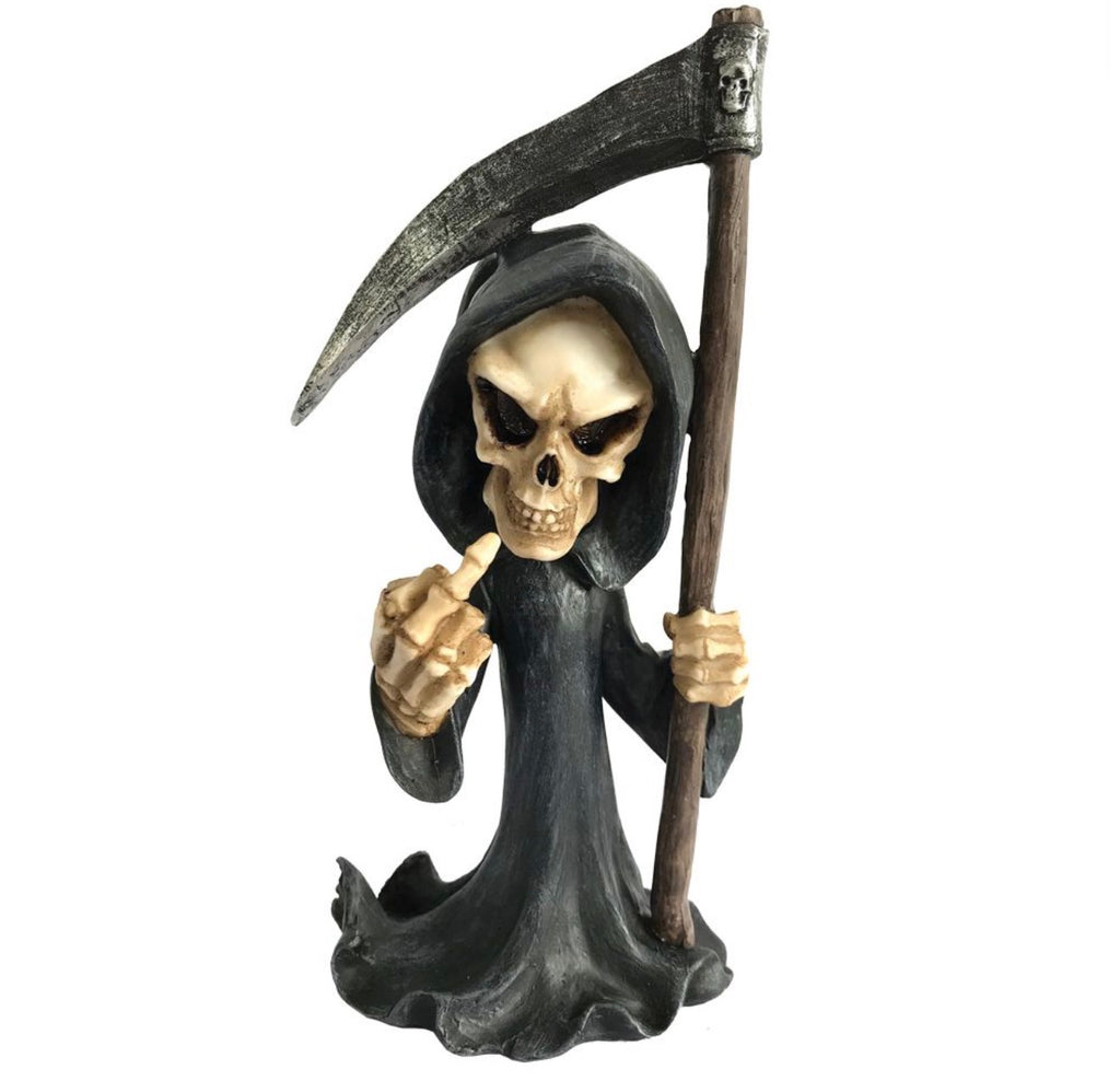 Don’t Fear The Reaper Cursing Grim Reaper Ornament 21.5cm