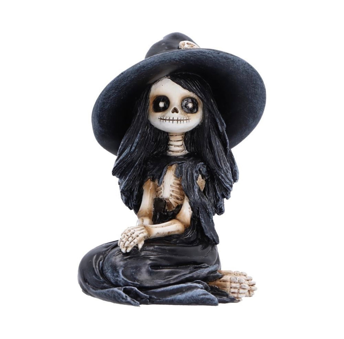 Hexabelle Skeleton Witch Ornament 8.8cm
