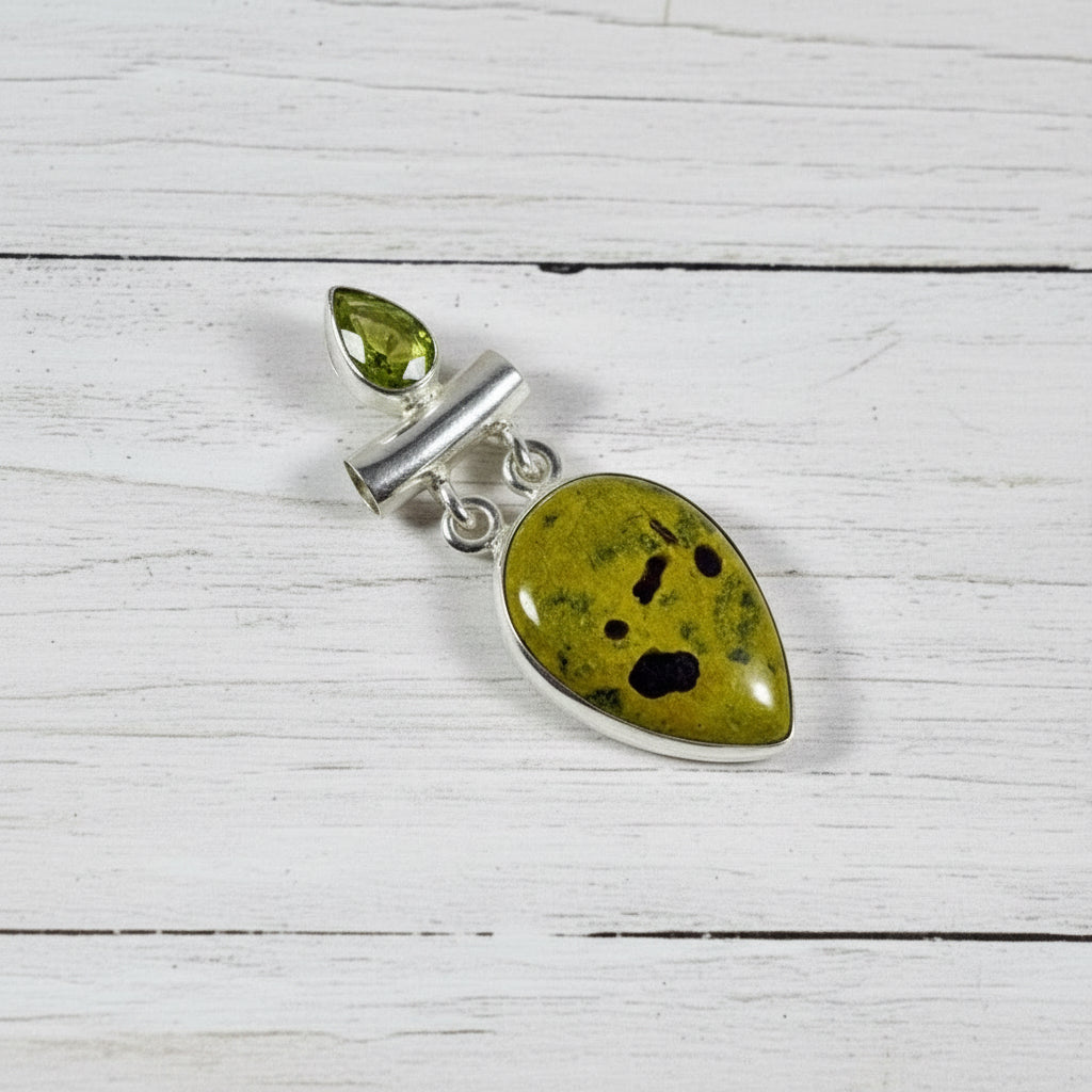 925 Sterling Silver Atlantisite Pendant
