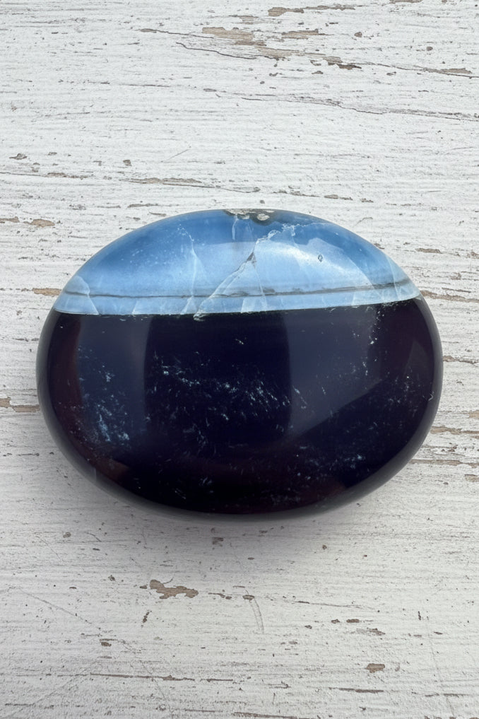 Owyhee Blue Opal Palmstone 57 grams BOP07