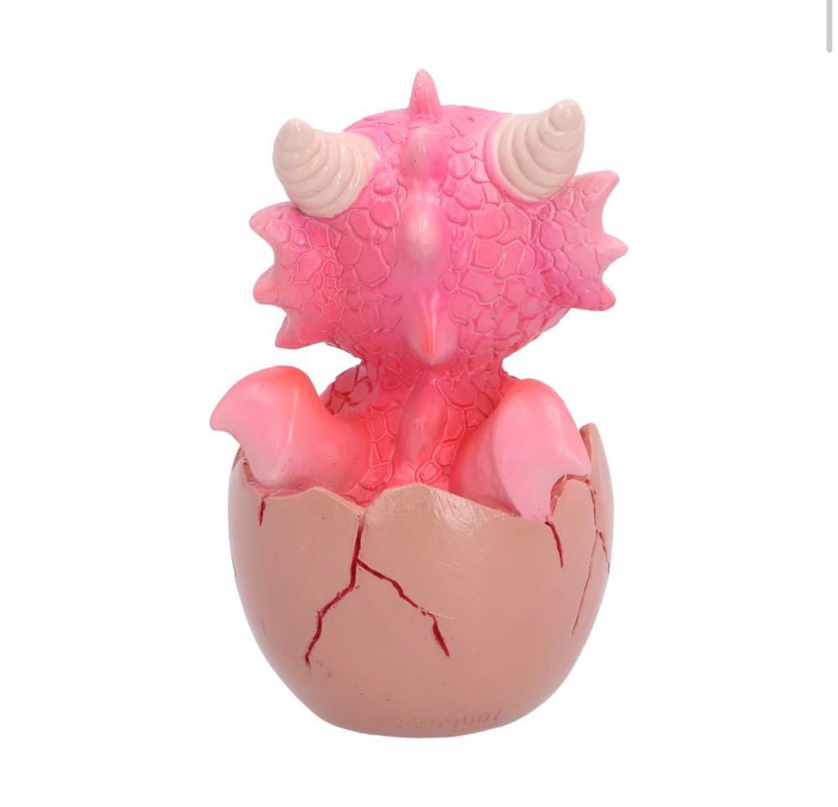 Shellbound (Pink) Baby Dragon in Egg Ornament 8.6cm