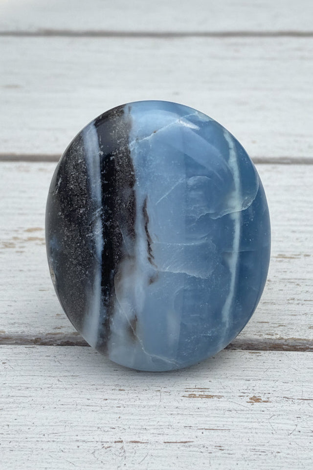Owyhee Blue Opal Palmstone 50 grams BOP14
