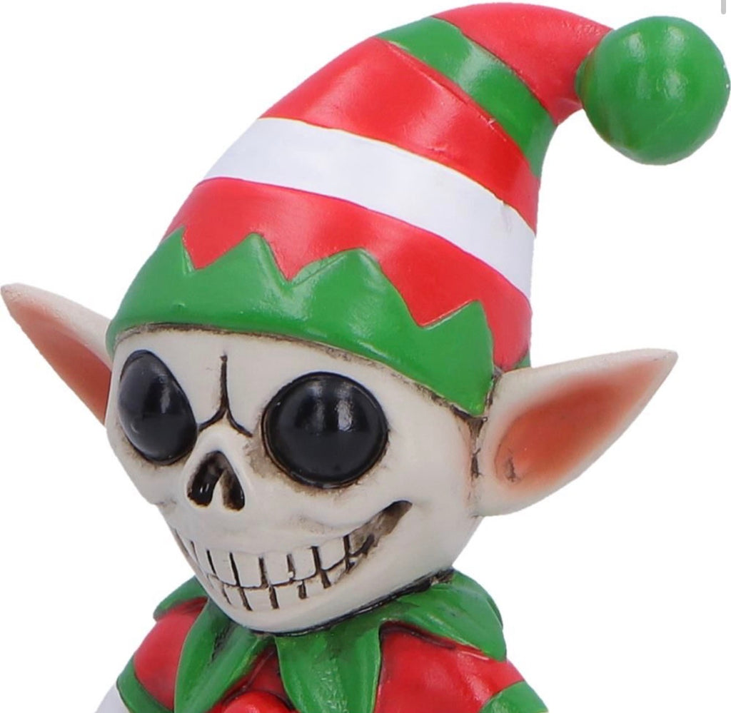 Silent Nightmares: Jingles Skeleton Elf Christmas Ornament 10.5cm