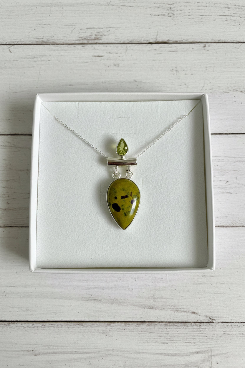 925 Sterling Silver Atlantisite Pendant