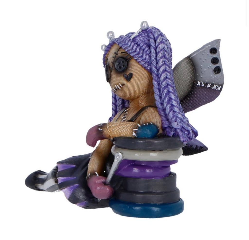 The Stitchlings: Violette Hexpin Voodoo Doll Ornament 9cm