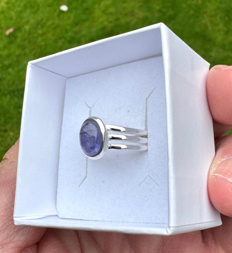 925 Sterling Silver Tanzanite Ring