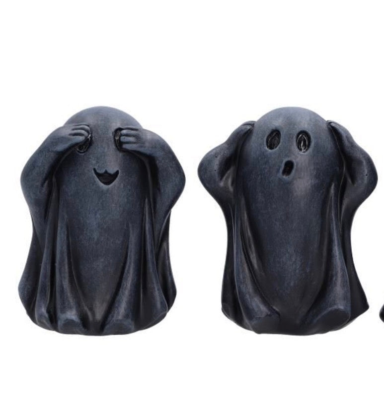 Three Wise Ghouls See No Evil Set 8cm