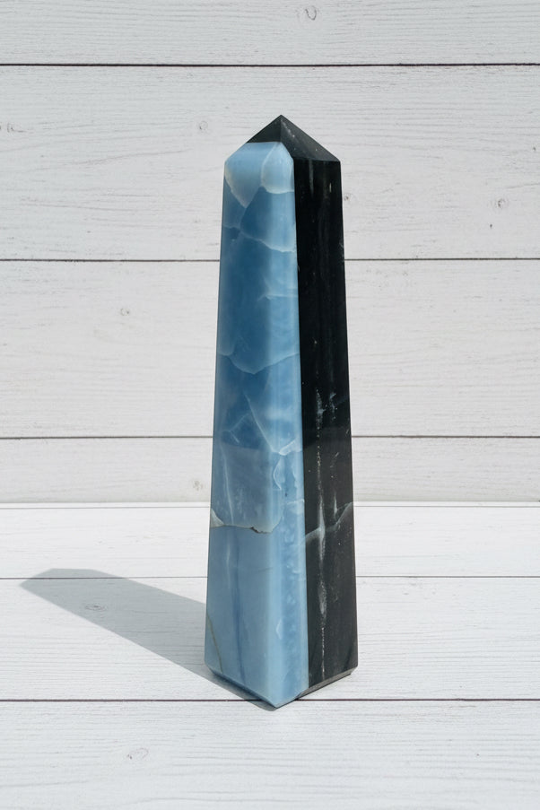 Owyhee Blue Opal Tower 123 grams BOT02