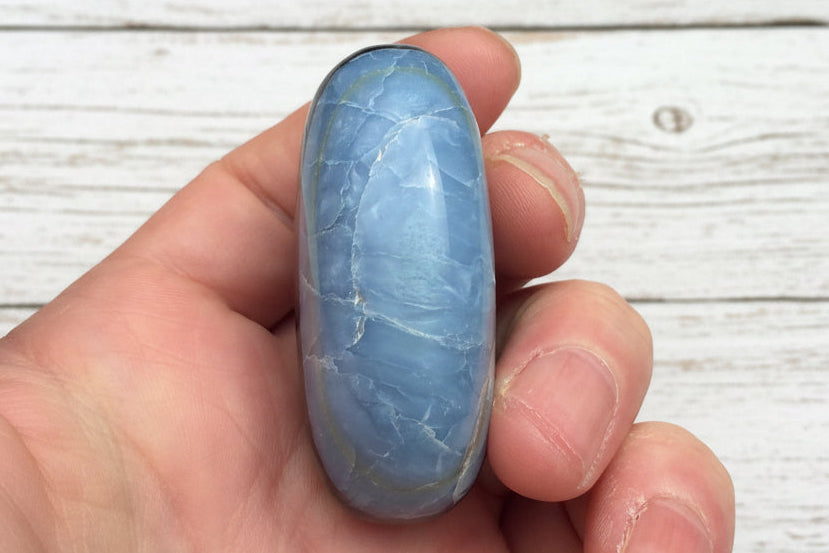 Owyhee Blue Opal Palmstone 73 grams BOP12